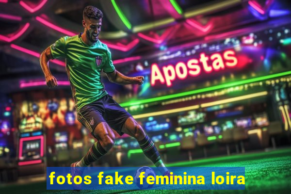 fotos fake feminina loira